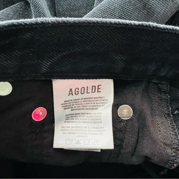 Agolde 90's Pinch Waist High Rise Straight Leg Shorts NWT - Picture 9 of 13